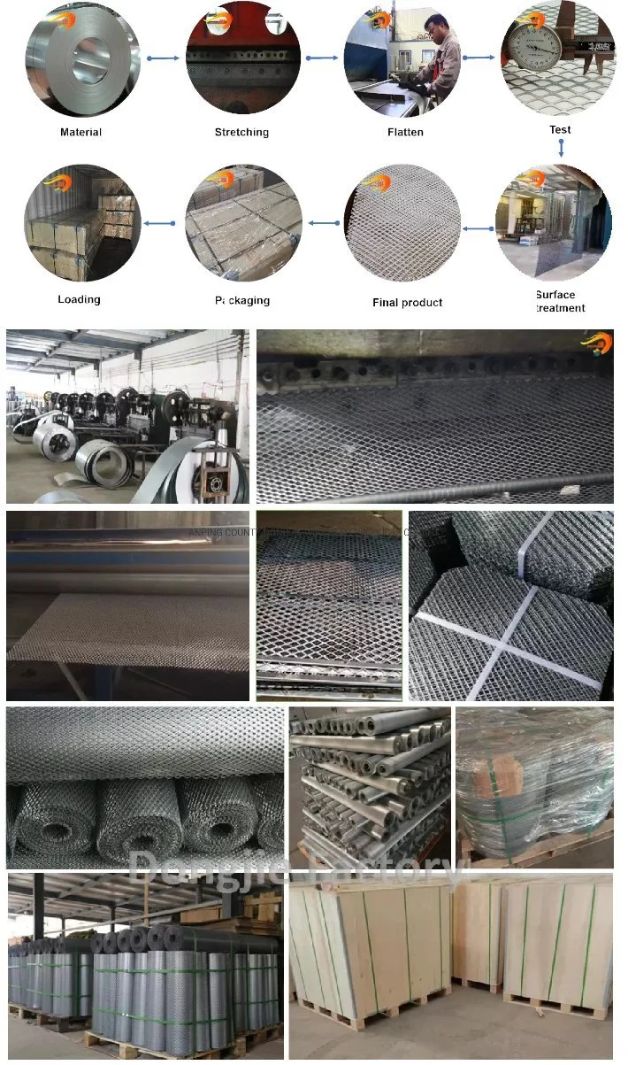 Air Filters Outer Wire Mesh Galvanized Expanded Metal Filter Mesh