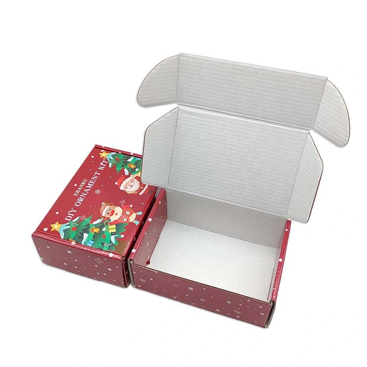 Kraft Cardboard Corrugated Carton Box for Packaging Garments and Shoes, Custom Shipping Boxes