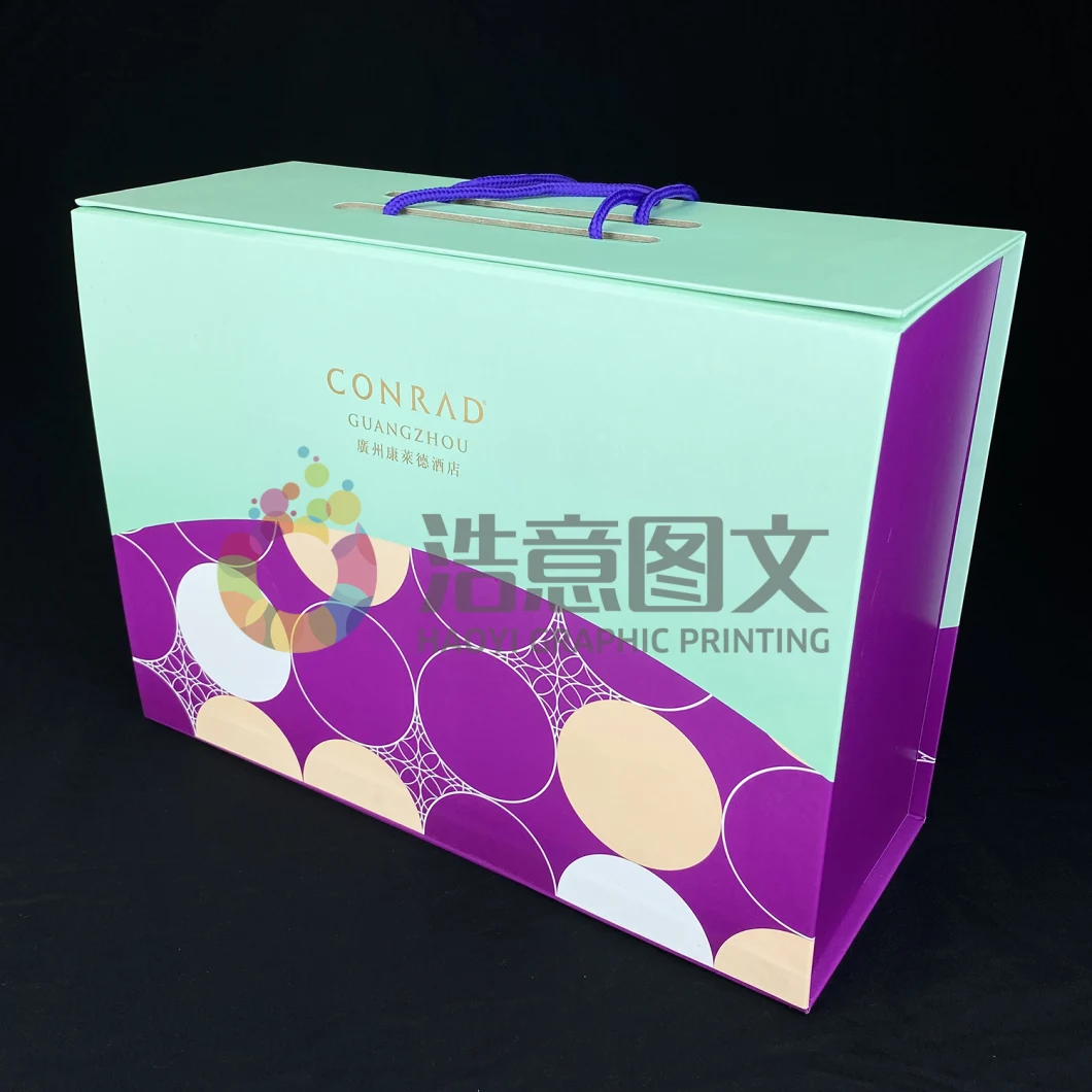 Designer Custom Packaging &amp; Printing Rigid Folding Foldable Shipping Boxes Cardboard Packing Storage Carton Gift Magnetic Box for Wine Clothing Shoes