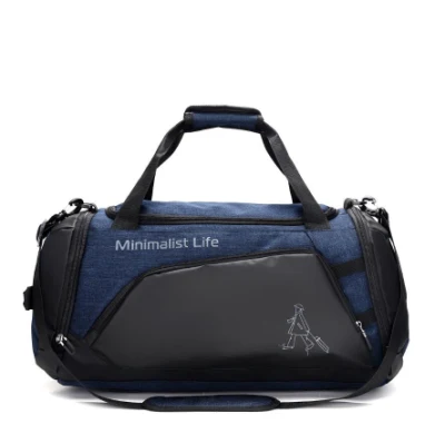 Fashion Shoes Compartment Luggage Bag Custom Logo Sport Shoulder Bag Water Resistant Travel Duffel Bag