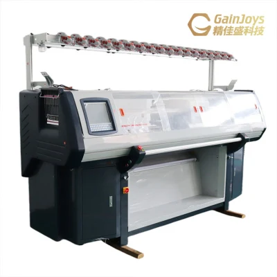 Gainjoys Computerized Sweater Flat Knitting Machine High Speed Crochet Knitting Machine Knitted Shoe Upper Machine