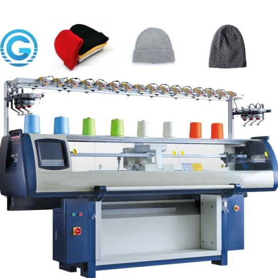 Jacquard Sweater Scarf Hat Shoe Upper Flat Collar Cuff School Jersey Flat Knitting Machine for Personal Small Business Factory