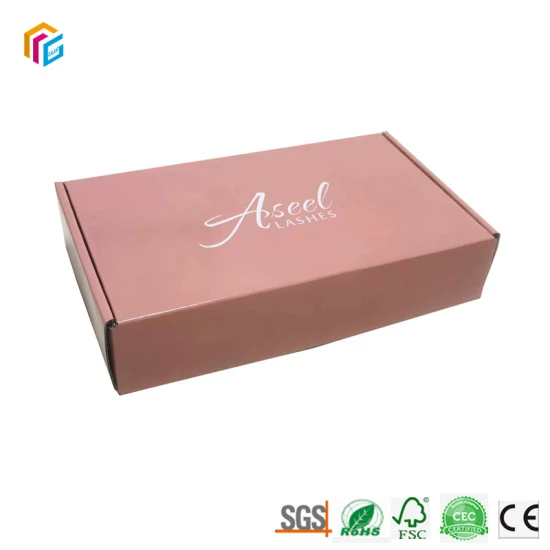 Custom Logo Printed Thinck Rigid Clothes Apparel Garment Packaging Colored Corrugated Shipping Mailer Carton Boxes